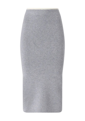 PINKO ribbed midi skirt - Grey
