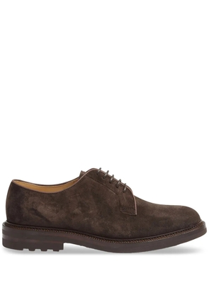 Brunello Cucinelli suede Derby shoes - Brown