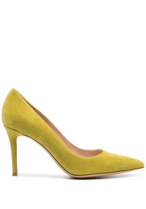 Gianvito Rossi Gianvito 85mm suede pumps - Green