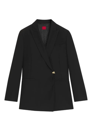 HUGO cross-over detailed blazer - Black