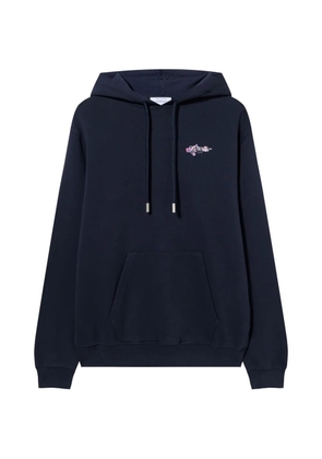 Off-White arrow hooded hoodie - Blue