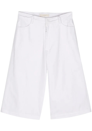 Faithfull the Brand wide-leg canvas shorts - White