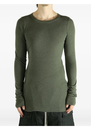 Rick Owens long-sleeve ribbed T-shirt - Green