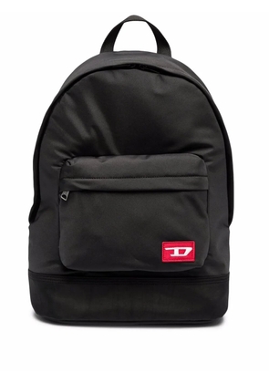 Diesel Farb logo-patch backpack - Black