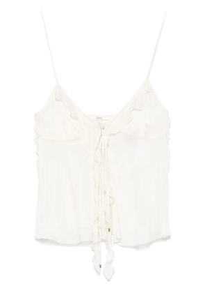 Chloé silk top - White