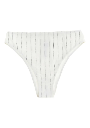 MC2 Saint Barth Sibilla striped bikini bottoms - White