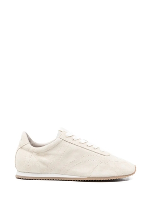 TOTEME Flex suede sneakers - Neutrals
