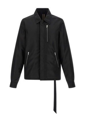 Rick Owens DRKSHDW zip-front shirt-collar shirt jacket - Black