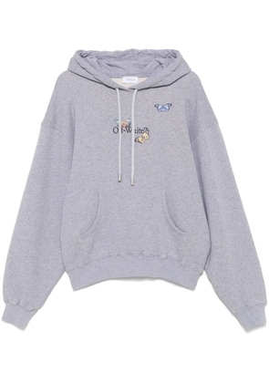 Off-White Bookish Butterfly hoodie - Grey