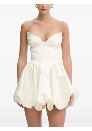 Bardot Avella Bubble Hem strapless mini dress - Neutrals