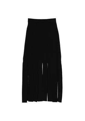 JOSEPH Lagny slit-detail midi skirt - Black