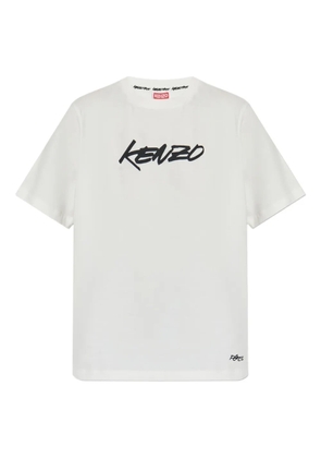 Kenzo logo-print T-shirt - White