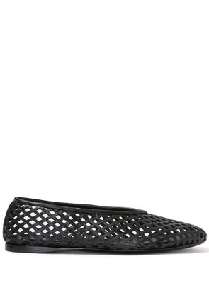 Proenza Schouler Tee Perforated ballerina shoes - Black