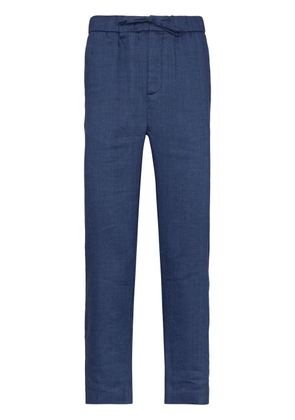Frescobol Carioca Oscar linen-cotton blend trousers - Blue