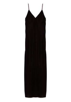 Blanca Vita velvet long dress - Purple