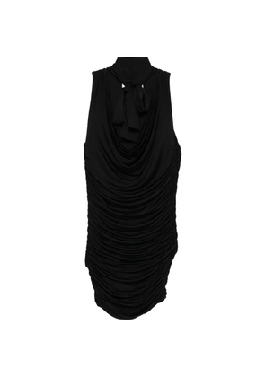 Aya Muse Brise tie draped dress - Black