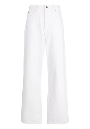 WARDROBE.NYC low-rise straight-leg jeans - White