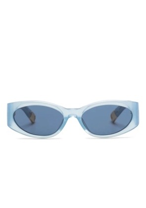 Jacquemus Les Lunettes Ovalo sunglasses - Blue