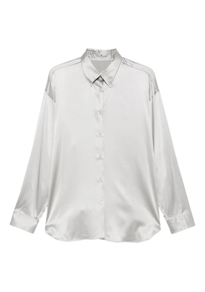 Ermanno Scervino button-down satin shirt - Grey