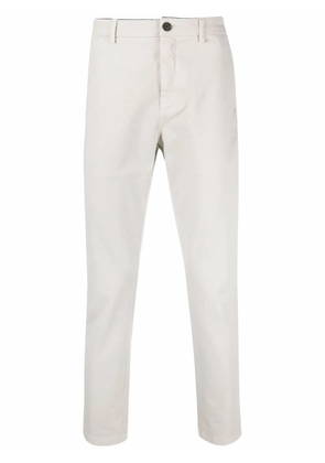 Department 5 straight-leg cotton-blend trousers - Neutrals