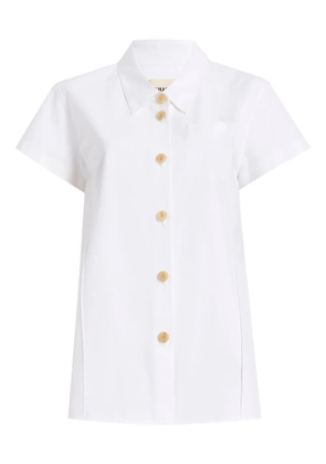 KHAITE button keefe top - White