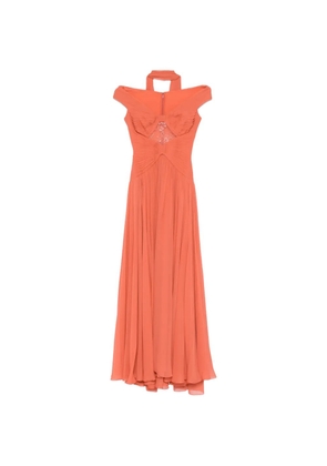 Elie Saab embroidered maxi dress (set of two) - Orange