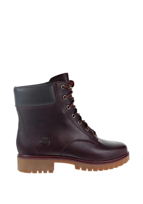 Timberland Jayne lace-up platform boots - Red