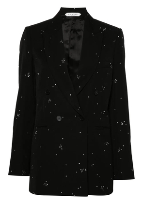 Lanvin crystal-embellished blazer - Black