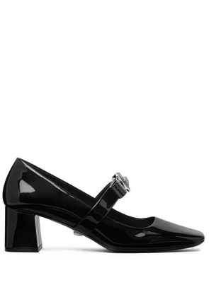 Versace 55mm Gianni Ribbon pumps - Black