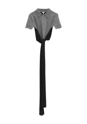 LOEWE cashmere-blend polo shirt - Grey