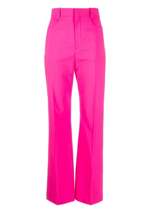 Jacquemus Sauge high-waisted flared trousers - Pink