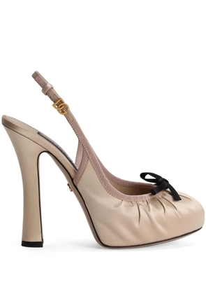 Dolce & Gabbana satin pumps - Neutrals