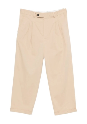 Drôle De Monsieur pleated trousers - Neutrals