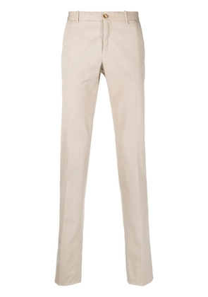 Incotex low-rise slim-cut trousers - Neutrals