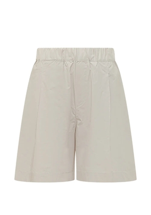A Paper Kid logo-patch shorts - Neutrals