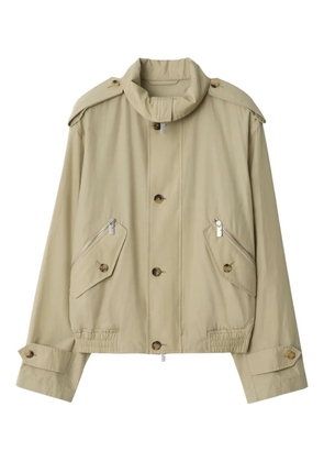Burberry high-neck jacket - Neutrals