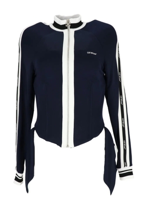 Off-White zip-up sweatshirt - Blue