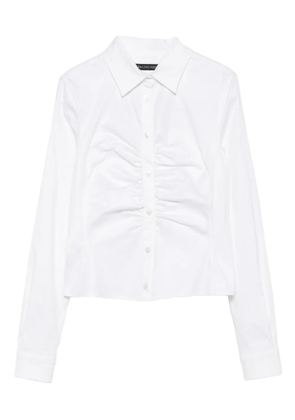 Balenciaga ruched long-sleeve shirt - White