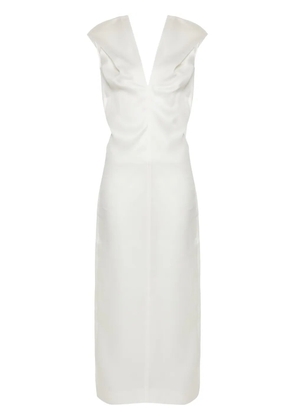 KHAITE The Ima silk dress - Neutrals