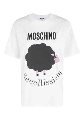 Moschino graphic-print T-shirt - White