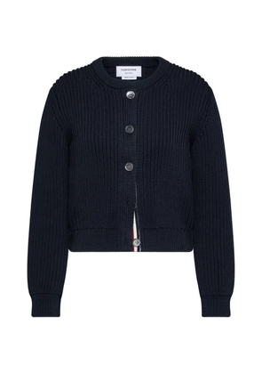 Thom Browne cropped cotton cardigan - Blue