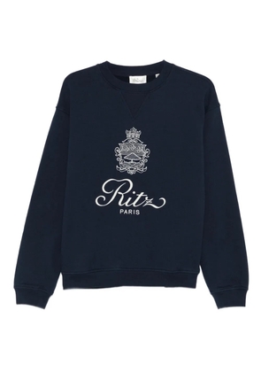 FRAME logo graphic sweater - Blue