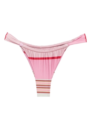 Faithfull the Brand Andez striped bikini bottoms - Pink