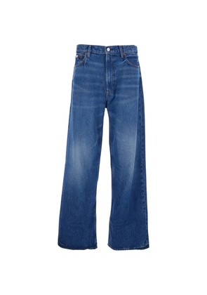 Calvin Klein logo-patch jeans - Blue