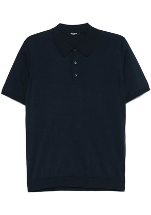 ERALDO knitted polo shirt - Blue