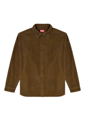 Diesel corduroy long-sleeve shirt - Brown
