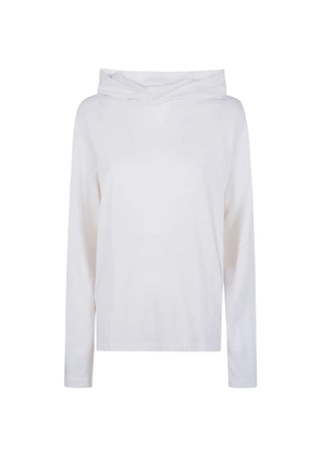 FEAR OF GOD ESSENTIALS logo-detail long-sleeve hoodie - White