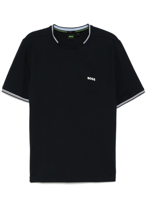 BOSS logo-detail T-shirt - Blue