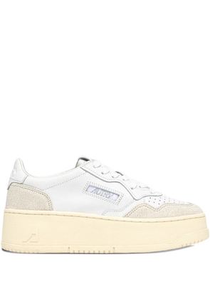 Autry Platform Low leather sneakers - White