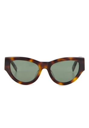 Saint Laurent Eyewear cat-eye frame sunglasses - Brown